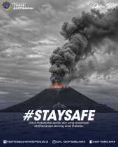 Turut Berduka, KSOP Kelas IV Tembilahan Nyatakan Keprihatinan Mendalam Atas Erupsi Gunung Anak Krakatau