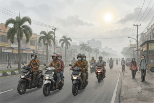 BMKG Memprakirakan Sebagian Wilayah Riau Diselimuti Udara Kabur Asap