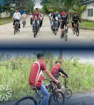 Jaga Kebugaran dan Kekompakan, Lapas Tembilahan Gelar Gowes Bersama Pegawai