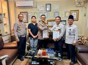 Polres Inhil Bersama LBHK Markfen Justice Jalin Kerjasama Berikan Layanan Hukum