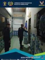 Kontrol Keliling Area Blok Hunian dan Brandgang, Lapas Tembilahan Pencegahan Gangguan Kamtib