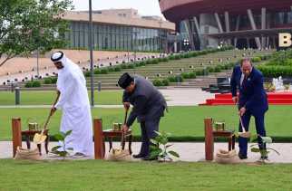 Presiden Prabowo Tanam Pohon Banyan Bersama para Pemimpin BRICS