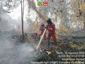 Manggala Agni Perkuat Personel Padamkan Karhutla di Tujuh Titik Riau