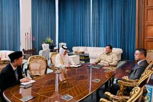 Presiden Prabowo Terima Menlu Qatar, Bahas Penguatan Investasi dan 50 Tahun Hubungan Diplomatik