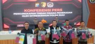 Polda Riau Tangkap Ketua Ormas Diduga Peras Perusahaan Rp150 Juta