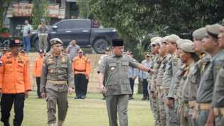 Bupati Kuansing Pimpin Apel Gelar Pasukan Jelang MTQ Propinsi dan Festival Pacu Jalur Rayon II