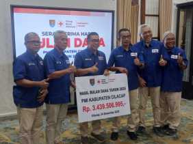 Perolehan Bulan Dana PMI Cilacap 2025 Capai Rp3,4 Miliar