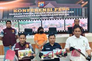 Tim Gabungan Tangkap Pelaku Perambah 13 Hektar Hutan Cagar Biosfer GSK