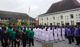 Dandim Kulon Progo Beserta Anggota Ikuti Upacara Hari Sumpah Pemuda