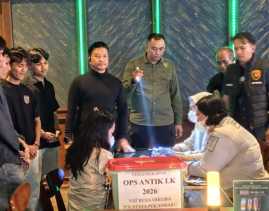 Razia THM Pekanbaru Selasa Dini Hari: Satu Pengunjung Positif Amphetamine Diamankan