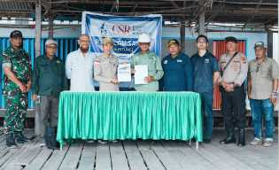 CSR Sambu Group Lindungi Sungai Simbar dari Banjir dan Abrasi
