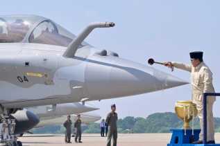 Presiden Prabowo Serahkan Pesawat MRCA Rafale dan Sistem Pertahanan Modern kepada TNI
