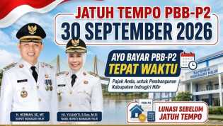 Bapenda Inhil Imbau Wajib Pajak Segera Lunasi PBB-P2 Sebelum Jatuh Tempo 30 September