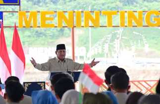 Resmikan Lima Bendungan, Presiden Prabowo Tegaskan Komitmen Mengabdi kepada Bangsa dan Rakyat