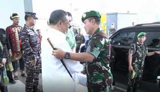 Wagub Riau Sambut Kedatangan Pangdam XIX/Tuanku Tambusai