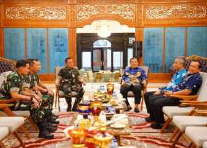 Lebaran Jadi Ajang Silaturrahmi, Danlanud dan Plt Gubernur Riau Perkuat Sinergi Strategis