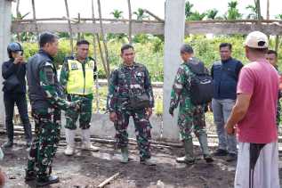 Dandim 0314/Inhil Tinjau Pembangunan Koperasi Merah Putih di Batang Tuaka, Pastikan Progres Sesuai Target