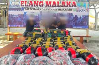 Kejar-kejaran di Bengkalis, Polisi Gagalkan Kurir Sabu, Ekstasi dan Liquid Etomidate