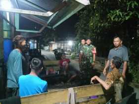 Patroli Ronda Malam, Pemdes Pulau Palas Perkuat Keamanan di Minggu Kedua Ramadhan 1447 H