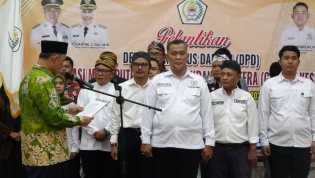 Bupati Inhil Resmi Melantik Pengurus DPD GM Pujakesuma Periode 2025-2028