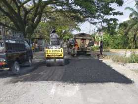 Keroyok Bareng-bareng, Pemkab Siak Kejar Target Jalan Mulus Jelang Ramadhan