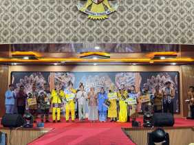 Malam Puncak Pemilihan Bujang dan Dara Rokan Hilir 2026 Berlangsung Meriah, Gedung Misran Rais Dipenuhi Antusias Masyarakat