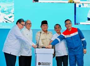 Presiden Prabowo Lakukan Groundbreaking 13 Proyek Hilirisasi Nasional Tahap II Senilai Rp116 Triliun