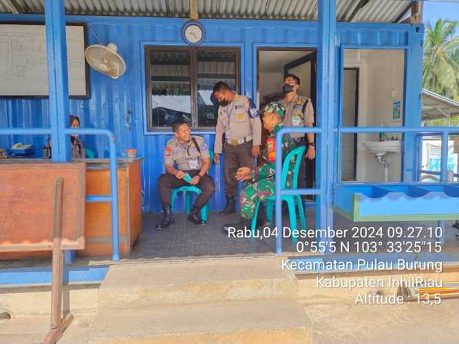 Sertu Siswanto Bersama Security Perusahaan Jaga Keamanan Wilayah