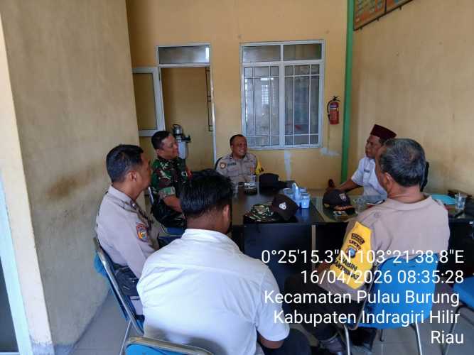 Babinsa Koramil 11/PBR Gelar Pengawasan SDM, Sosialisasi Karhutla Menjadi Prioritas