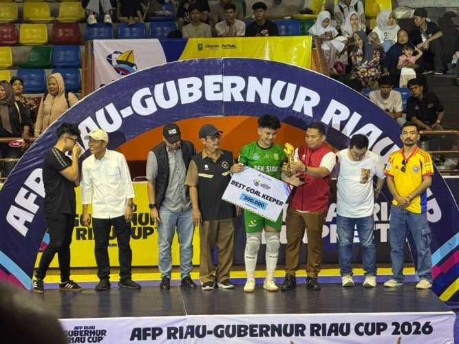 Siak Juara Pertama Kejurda Futsal Gubernur Riau Cup 2026