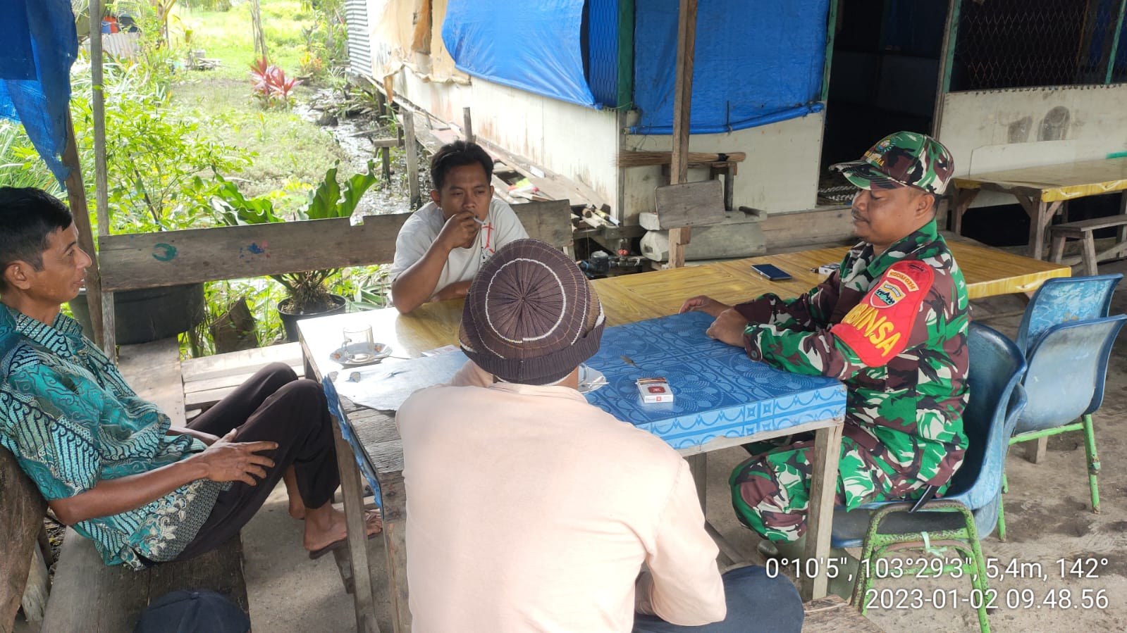 Babinsa Meningkatkan Peran Jaga Keamanan