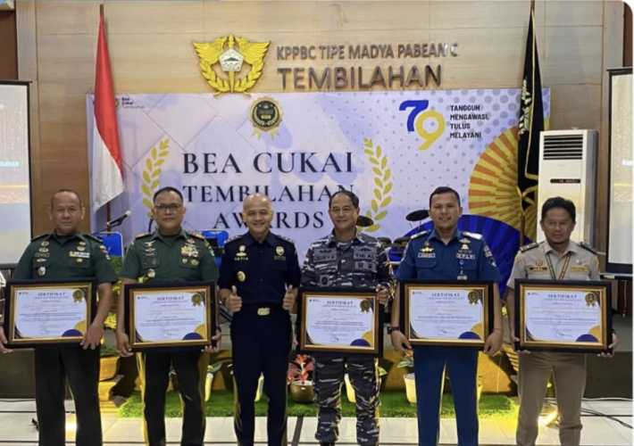 KSOP Kelas IV Tembilahan Terima  Bea Cukai Tembilahan Award 2025