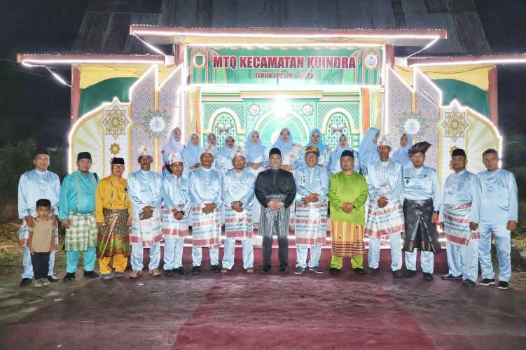 Kepala Desa Perigi Raja Hadiri Pembukaan MTQ Kecamatan Kuindra Tahun 2025