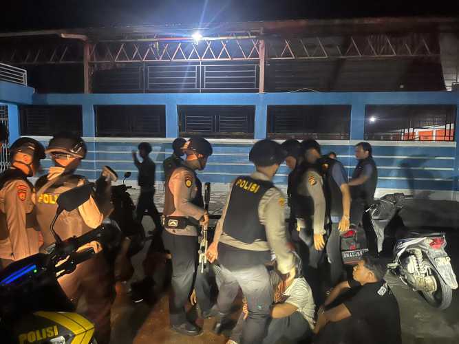 Tim RAGA Polres Inhil Tetap Turun di Malam Takbiran Idul Adha