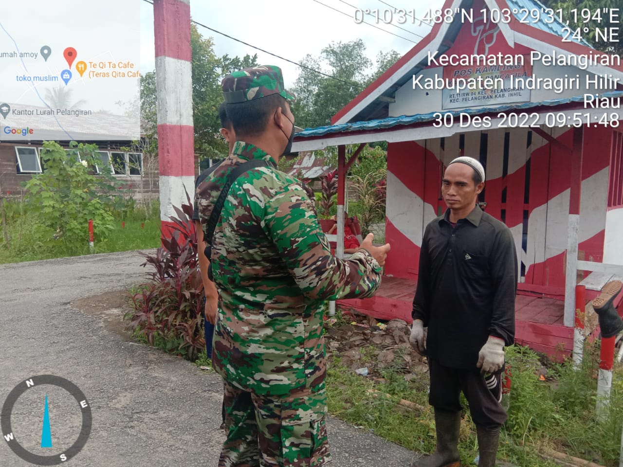 Babinsa Jaga Nilai Nilai Luhur Pancasila