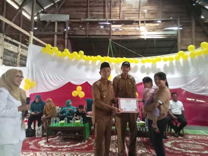 Desa Perigi Raja Perkuat Layanan Kesehatan Balita Lewat Posyandu Rutin dan Pemberian Reward