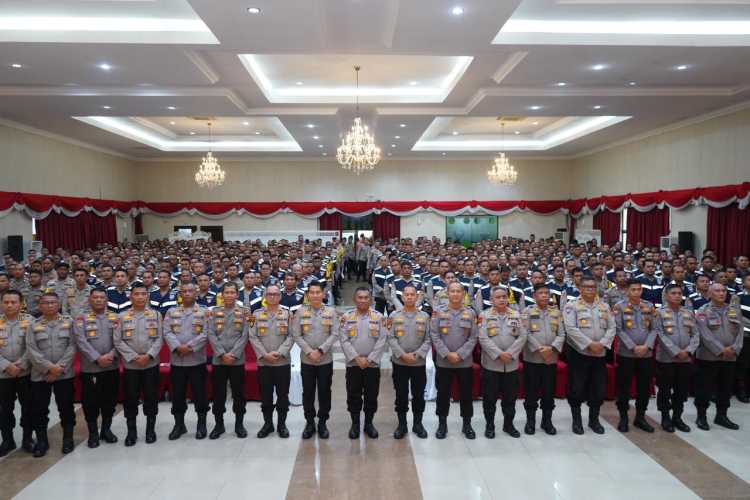 500 Bhabinkamtibmas Polda Riau Ikuti Pelatihan Peningkatan Kemampuan Polisi Penolong