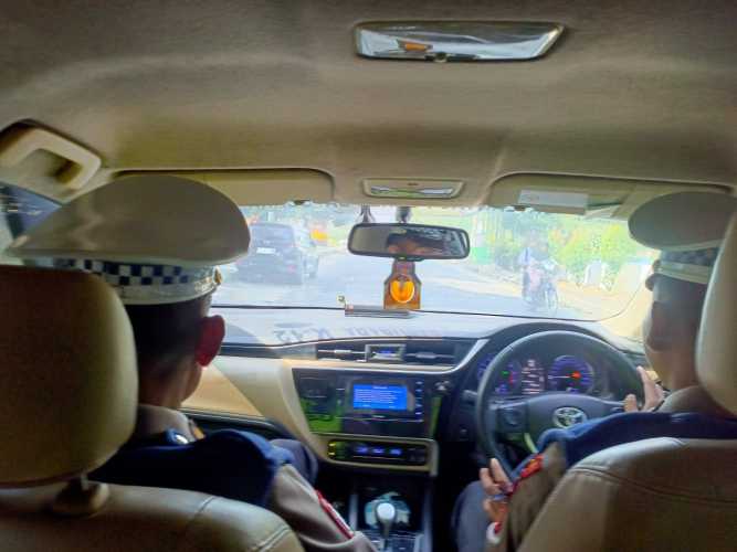 Satlantas Polres Batu Bara Gelar Sosialisasi Tertib Berlalu Lintas dalam Rangka Operasi Patuh Toba 2025