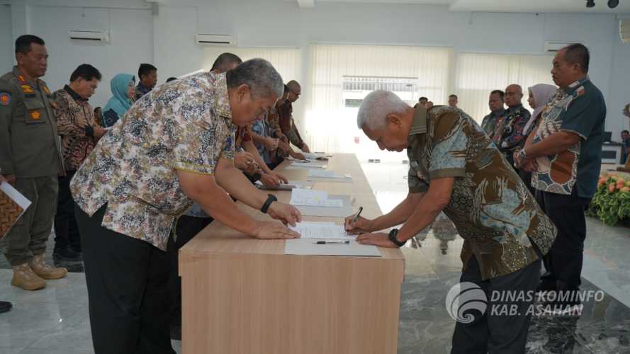 Pemerintah Kabupaten Asahan Lakukan Penandatanganan Kolektif PK