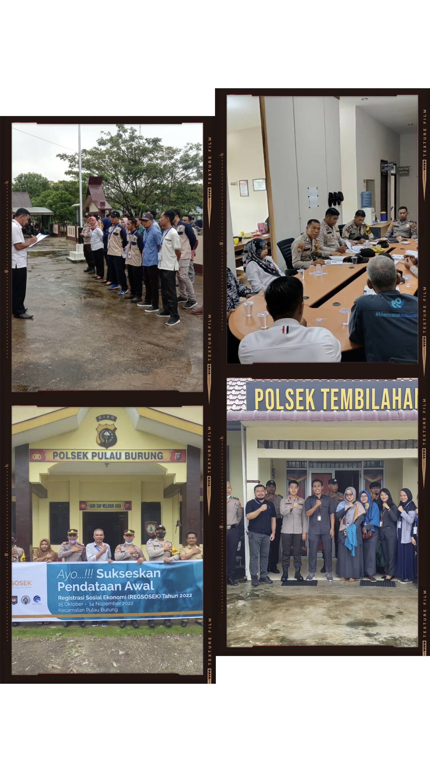 Seluruh Jajaran Polsek di Polres Inhil Apel Konsolidasi Regsosek