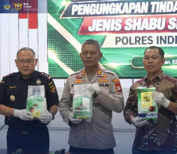 Sinergi Bea Cukai Tembilahan dan Polres Inhil Gagalkan Penyelundupan 3,17 Kg Sabu Asal Malaysia