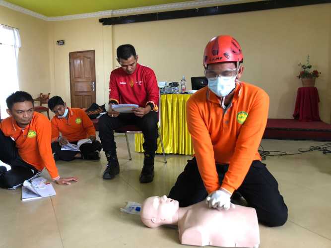 Sertu Surahman Fokus Latihan Penanggulangan Bencana