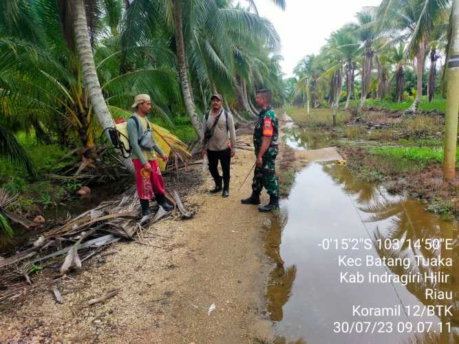 Babinsa dalam Derap Langkah Patroli Karhutlah