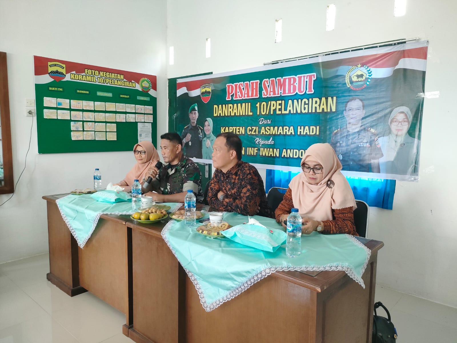 Koramil 10/Pelangiran Gelar Pisah Sambut