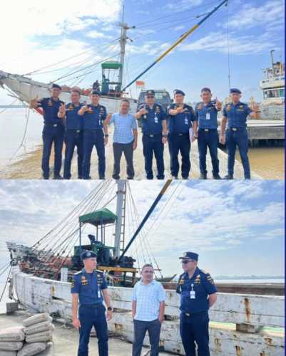 Pastikan Operasional Sesuai Aturan, KSOP Tembilahan Awasi Perairan TUKS CV. Putra Angkasa