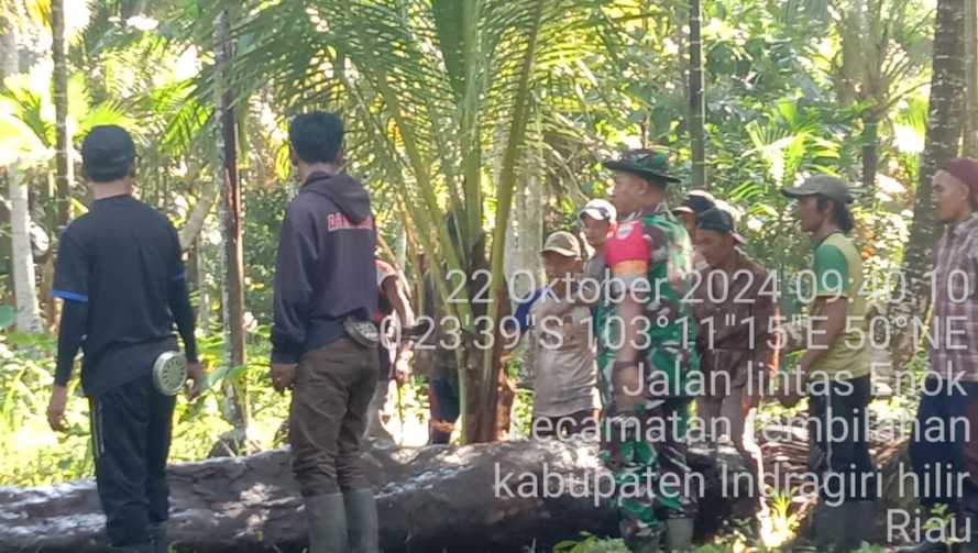 Sertu M. Yasin SinkronkanJaring Karhutlah dalam Penanganan Terpadu