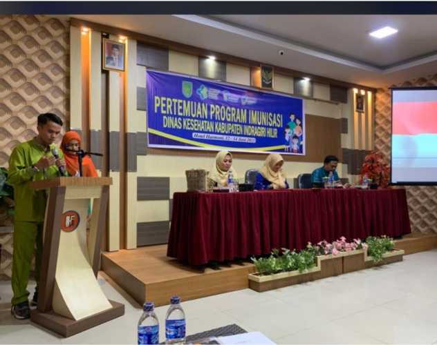 Galeri Dinkes Inhil Gelar Pertemuan Imunisasi Tahun 2023