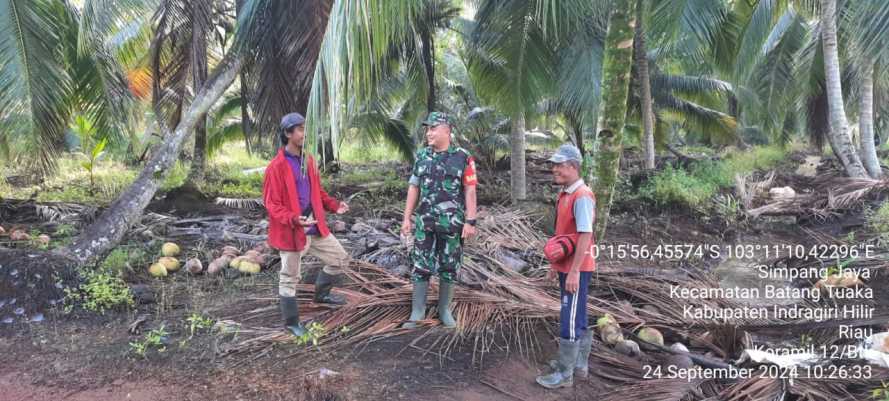 Serda Siswanto Fokuskan Patroli dan Sosialisasi Gangguan Karhutlah di Wilayah Binaan