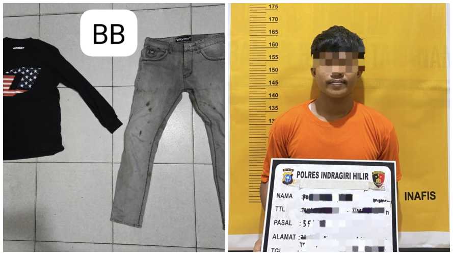 Polres Inhil Tangkap Pelaku Penganiayaan Brutal di Depan RSUD Puri Husada Tembilahan
