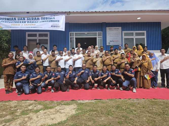 Implementasikan CSR Agung Concern,Agung Toyota Wilayah Riau Resmikan Perpustakaan Ramah Lingkungan di SMKN 1 Tapung Kampar